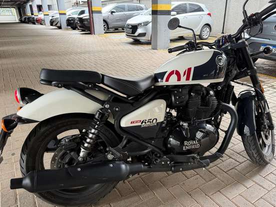 ROYAL ENFIELD-SHOTGUN 650 STENCIL WHITE ROYAL ENFIELD-SHOTGUN 650 STENCIL WHITE-2025