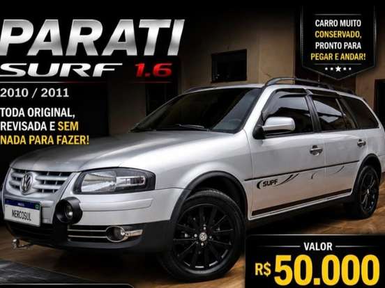 VOLKSWAGEN-PARATI-1.6 MI SURF 8V FLEX 4P MANUAL G.IV VOLKSWAGEN-PARATI-2010