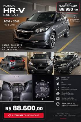 HONDA HR-V 1.8 16V FLEX EXL 4P AUTOMÁTICO