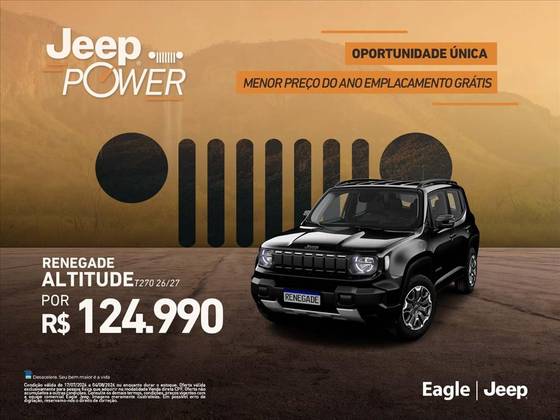 JEEP RENEGADE 1.3 T270 TURBO FLEX ALTITUDE AT6