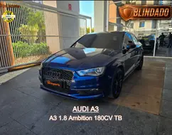 AUDI A3 1.8 TFSI SEDAN AMBITION 16V 180CV GASOLINA 4P AUTOMÁTICO AUDI A3 1.8 TFSI SEDAN AMBITION 16V 180CV GASOLINA 4P AUTOMÁTICO