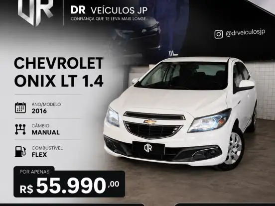 CHEVROLET-ONIX-1.4 MPFI LT 8V FLEX 4P MANUAL CHEVROLET-ONIX-2016
