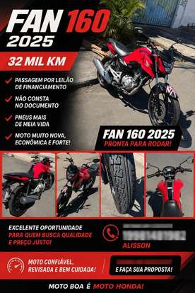 HONDA-CG 160 FAN-2025