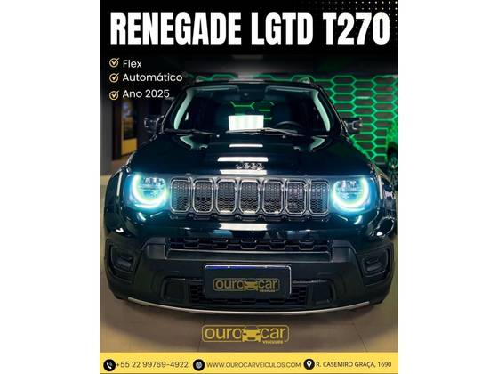 JEEP RENEGADE 1.3 T270 TURBO FLEX LONGITUDE AT6