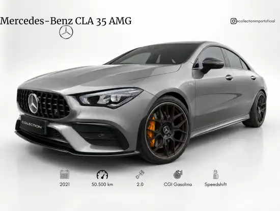 MERCEDES-BENZ-CLA 35 AMG-2.0 CGI GASOLINA 4MATIC 7G-DCT MERCEDES-BENZ-CLA 35 AMG-2021