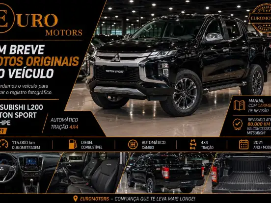MITSUBISHI-L200 TRITON-2.4 16V TURBO DIESEL SPORT HPE CD 4P 4X4 AUTOMÁTICO MITSUBISHI-L200 TRITON-2020