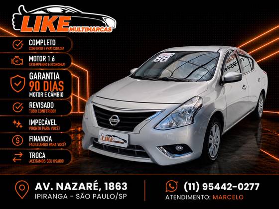 NISSAN VERSA 1.6 16V FLEX SL 4P MANUAL