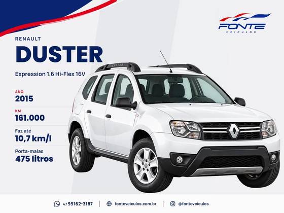 RENAULT DUSTER 1.6 EXPRESSION 4X2 16V FLEX 4P MANUAL