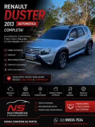 RENAULT DUSTER 2.0 DYNAMIQUE 4X2 16V FLEX 4P AUTOMÁTICO