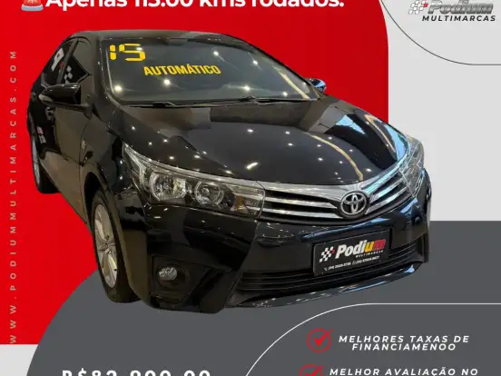 TOYOTA-COROLLA-2.0 XEI 16V FLEX 4P AUTOMÁTICO TOYOTA-COROLLA-2015
