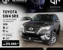 TOYOTA HILUX SW4 2.8 SRX 4X4 7 LUGARES 16V TURBO INTERCOOLER DIESEL 4P AUTOMÁTICO TOYOTA HILUX SW4 2.8 SRX 4X4 7 LUGARES 16V TURBO INTERCOOLER DIESEL 4P AUTOMÁTICO