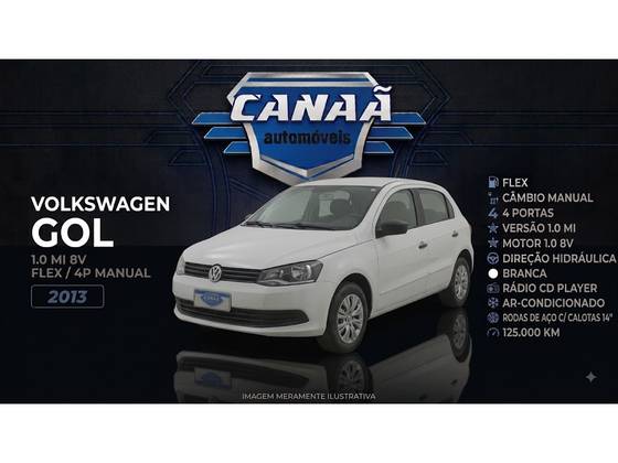 VOLKSWAGEN GOL 1.0 MI 8V FLEX 4P MANUAL