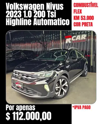 VOLKSWAGEN NIVUS 1.0 200 TSI TOTAL FLEX HIGHLINE AUTOMÁTICO