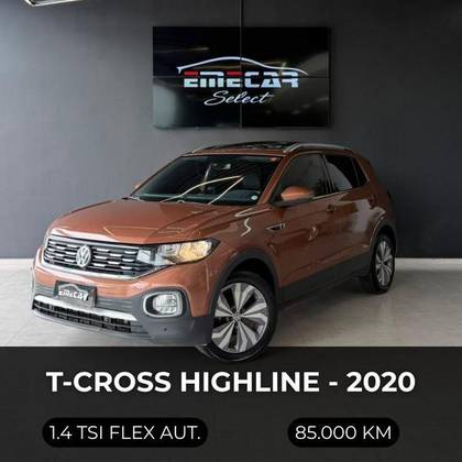 VOLKSWAGEN T-CROSS 1.4 250 TSI TOTAL FLEX HIGHLINE AUTOMÁTICO