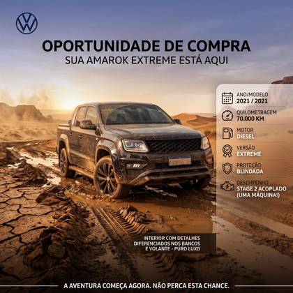 VOLKSWAGEN AMAROK 3.0 V6 TDI DIESEL HIGHLINE EXTREME CD 4MOTION AUTOMÁTICO