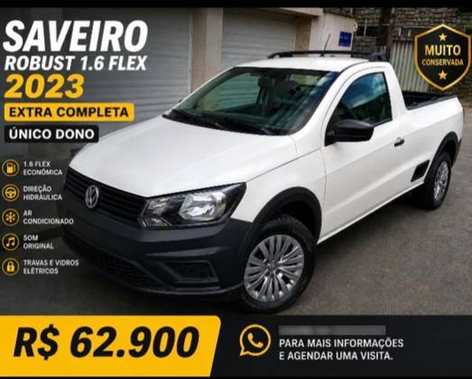 VOLKSWAGEN SAVEIRO 1.6 MSI ROBUST CS 16V FLEX 2P MANUAL