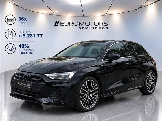 AUDI A3 2.0 40 TFSI GASOLINA SPORTBACK PERFORMANCE BLACK S-TRONIC