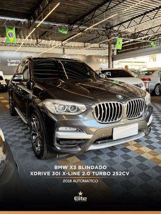 BMW X3 2.0 16V GASOLINA X LINE XDRIVE30I STEPTRONIC
