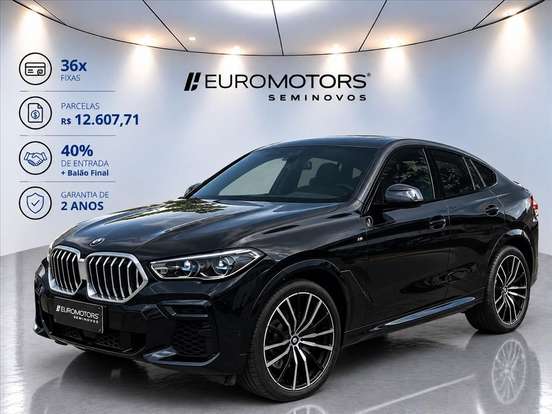 BMW-X6-3.0 TWINPOWER GASOLINA XDRIVE40I M SPORT AUTOMÁTICO BMW-X6-2021