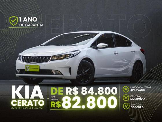 KIA CERATO 1.6 SX 16V FLEX 4P AUTOMÁTICO