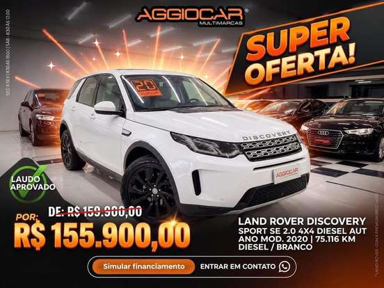 LAND ROVER-DISCOVERY SPORT-2.0 16V TD4 TURBO DIESEL SE 4P AUTOMÁTICO LAND ROVER-DISCOVERY SPORT-2019