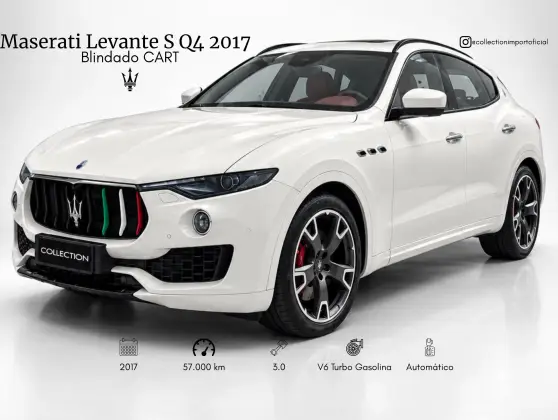 MASERATI LEVANTE 3.0 V6 TURBO GASOLINA S Q4 AUTOMÁTICO