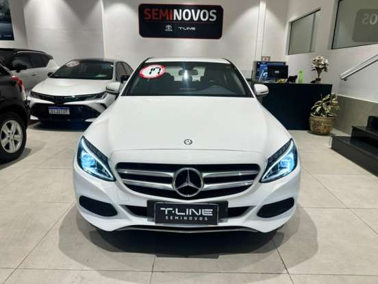 MERCEDES-BENZ-C 180-1.6 CGI AVANTGARDE 16V TURBO GASOLINA 4P AUTOMÁTICO MERCEDES-BENZ-C 180-2017