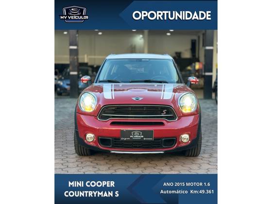 MINI COUNTRYMAN 1.6 S ALL4 4X4 16V 184CV TURBO GASOLINA 4P AUTOMÁTICO