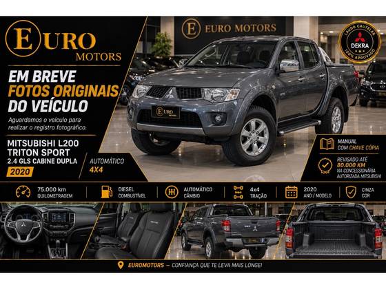 MITSUBISHI L200 TRITON 2.4 16V TURBO DIESEL SPORT GLS CD 4P 4X4 AUTOMÁTICO