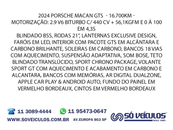 PORSCHE-MACAN-2.9 V6 BITURBO GASOLINA GTS PDK PORSCHE-MACAN-2023