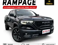 RAM RAMPAGE 2.0 HURRICANE 4 TURBO GASOLINA REBEL 4X4 AUTOMÁTICO RAM RAMPAGE 2.0 HURRICANE 4 TURBO GASOLINA REBEL 4X4 AUTOMÁTICO