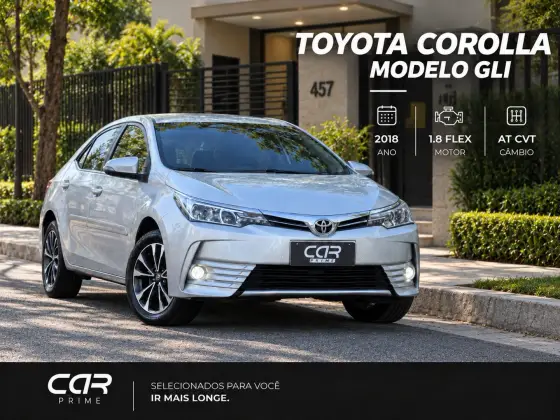 TOYOTA COROLLA 1.8 GLI UPPER 16V FLEX 4P AUTOMÁTICO