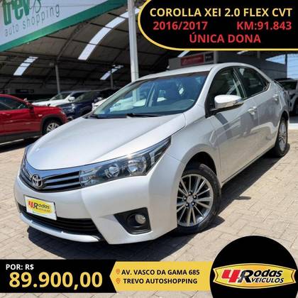 TOYOTA COROLLA 2.0 XEI 16V FLEX 4P AUTOMÁTICO