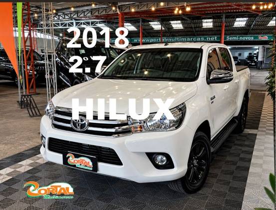 TOYOTA HILUX 2.7 SRV 4X2 CD 16V FLEX 4P AUTOMÁTICO