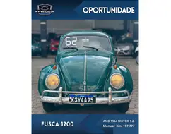 VOLKSWAGEN FUSCA 1.2 8V GASOLINA 2P MANUAL VOLKSWAGEN FUSCA 1.2 8V GASOLINA 2P MANUAL