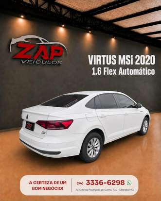 VOLKSWAGEN-VIRTUS-1.6 MSI TOTAL FLEX AUTOMÁTICO VOLKSWAGEN-VIRTUS-2020