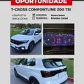 VOLKSWAGEN T-CROSS 1.0 200 TSI TOTAL FLEX COMFORTLINE AUTOMÁTICO VOLKSWAGEN T-CROSS 1.0 200 TSI TOTAL FLEX COMFORTLINE AUTOMÁTICO