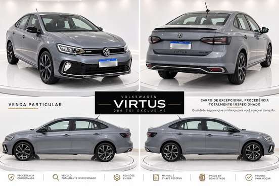 VOLKSWAGEN-VIRTUS-1.4 250 TSI EXCLUSIVE AUTOMÁTICO VOLKSWAGEN-VIRTUS-2023