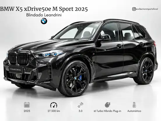 BMW-X5-3.0 I6 TURBO HÍBRIDO XDRIVE50E M SPORT AUTOMÁTICO BMW-X5-2024