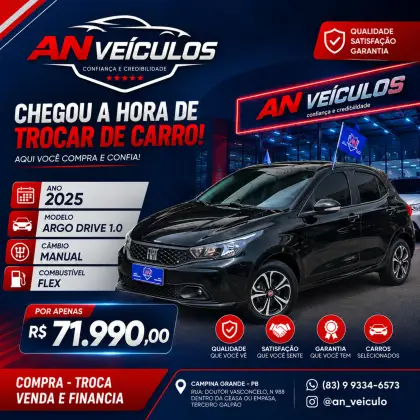FIAT ARGO 1.0 FIREFLY FLEX DRIVE MANUAL