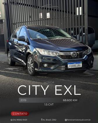 HONDA CITY 1.5 EXL 16V FLEX 4P AUTOMÁTICO