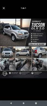 HYUNDAI TUCSON 2.0 MPFI GL 16V 142CV 2WD GASOLINA 4P AUTOMÁTICO