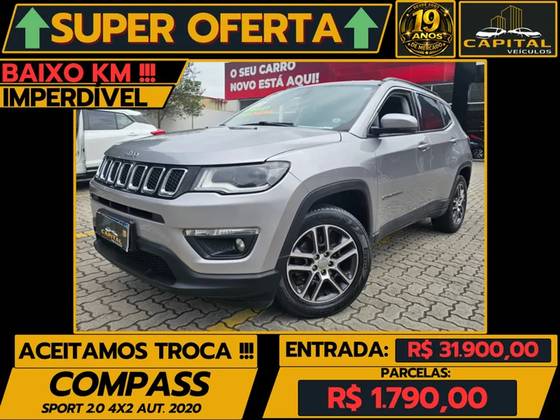 JEEP COMPASS 2.0 16V FLEX SPORT AUTOMÁTICO