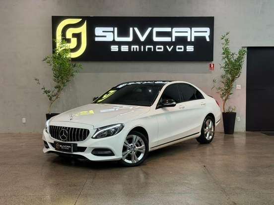 MERCEDES-BENZ-C 180-1.6 CGI 16V TURBO GASOLINA 4P AUTOMÁTICO MERCEDES-BENZ-C 180-2014