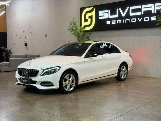 MERCEDES-BENZ-C 180-1.6 CGI 16V TURBO GASOLINA 4P AUTOMÁTICO MERCEDES-BENZ-C 180-2014