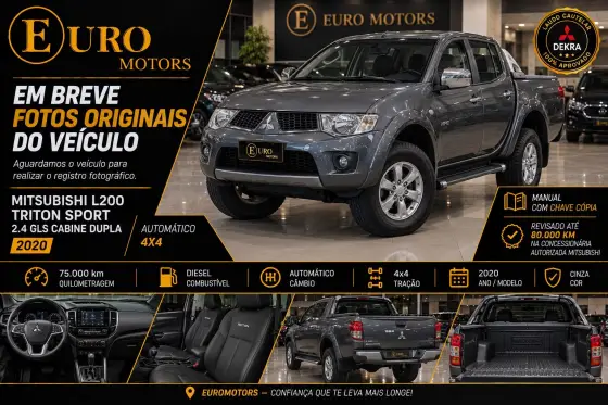MITSUBISHI L200 TRITON 2.4 16V TURBO DIESEL SPORT GLS CD 4P 4X4 AUTOMÁTICO