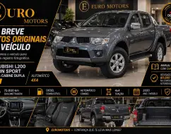 MITSUBISHI L200 TRITON 2.4 16V TURBO DIESEL SPORT GLS CD 4P 4X4 AUTOMÁTICO MITSUBISHI L200 TRITON 2.4 16V TURBO DIESEL SPORT GLS CD 4P 4X4 AUTOMÁTICO