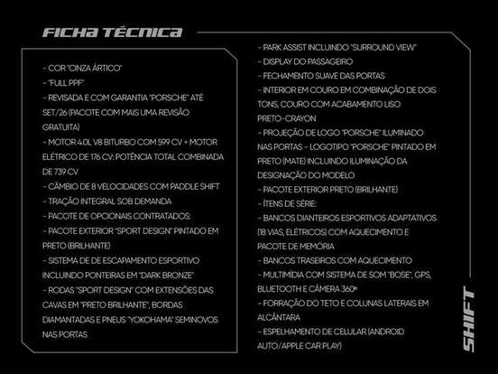 PORSCHE-CAYENNE-4.0 V8 E-HYBRID TURBO AWD TIPTRONIC S PORSCHE-CAYENNE-2024