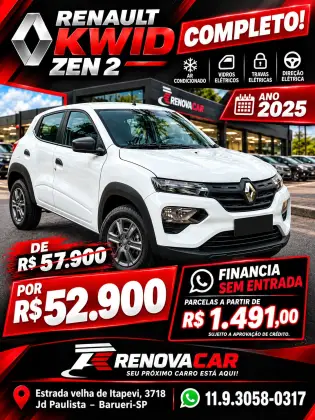 RENAULT KWID 1.0 12V SCE FLEX ZEN MANUAL
