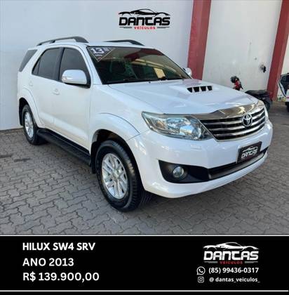 TOYOTA HILUX SW4 3.0 SRV 4X4 7 LUGARES 16V TURBO INTERCOOLER DIESEL 4P AUTOMÁTICO